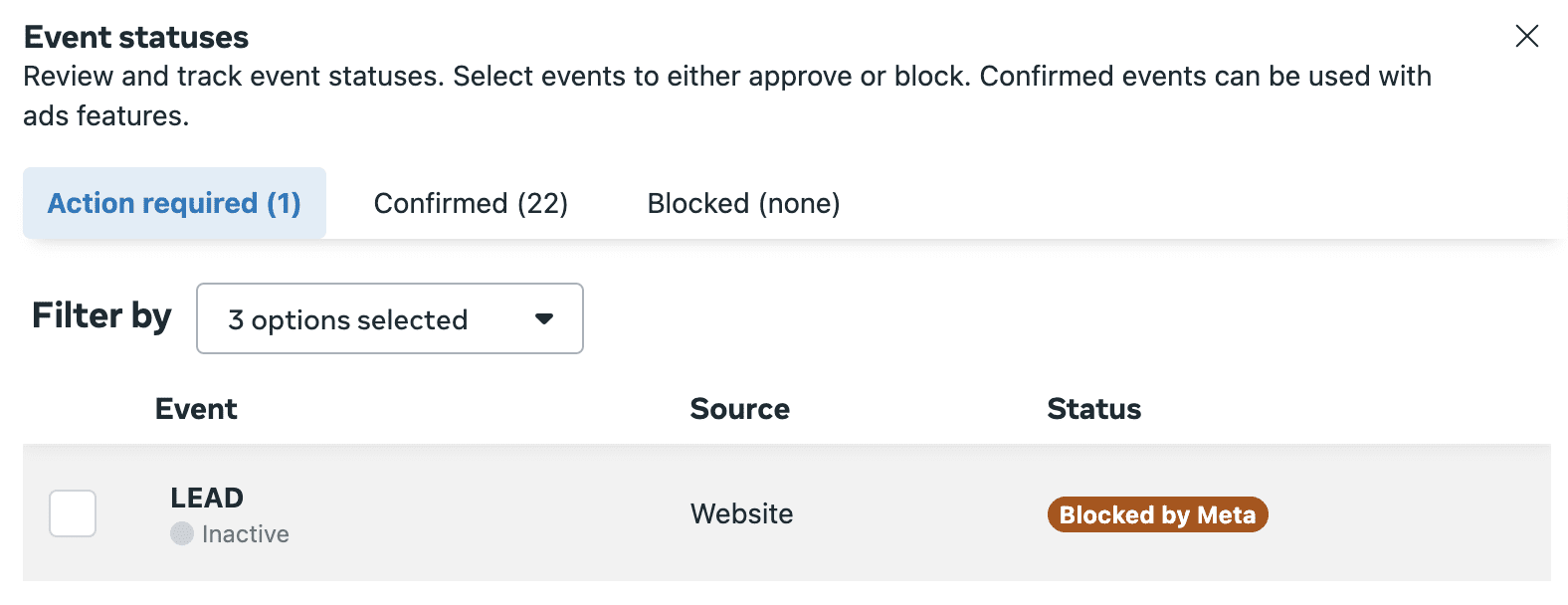 Blocked by Meta - Redacted